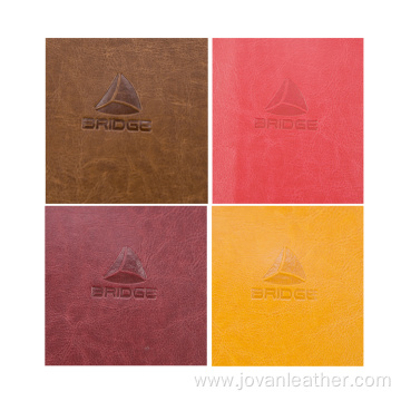 Hot stamping custom pu leather for notebook